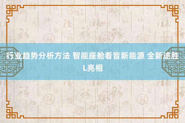 行业趋势分析方法 智能座舱看皆新能源 全新途胜L亮相