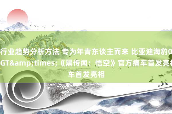 行业趋势分析方法 专为年青东谈主而来 比亚迪海豹06GT&times;《黑传闻：悟空》官方痛车首发亮相